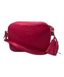 TORY BURCH（トリーバーチ）の古着「レザーショルダーバッグ」｜ピンク