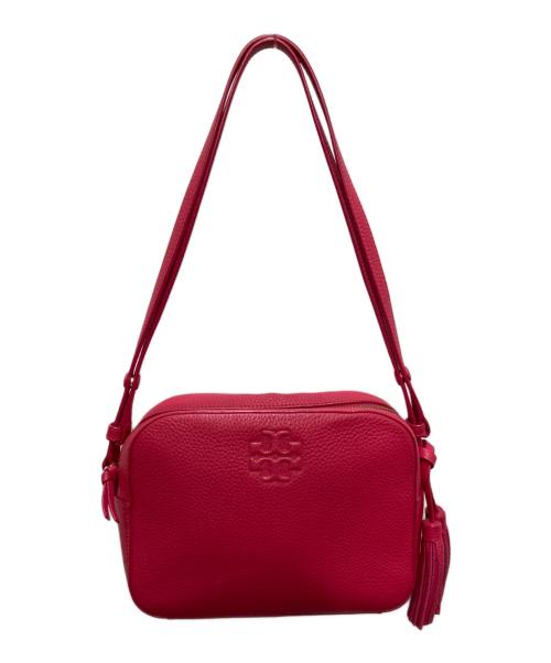 TORY BURCH（トリーバーチ）TORY BURCH (トリーバーチ) レザーショルダーバッグ ピンクの古着・服飾アイテム