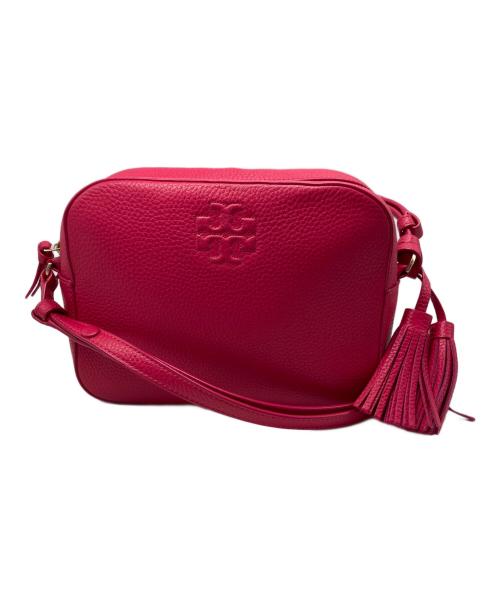 TORY BURCH（トリーバーチ）TORY BURCH (トリーバーチ) レザーショルダーバッグ ピンクの古着・服飾アイテム