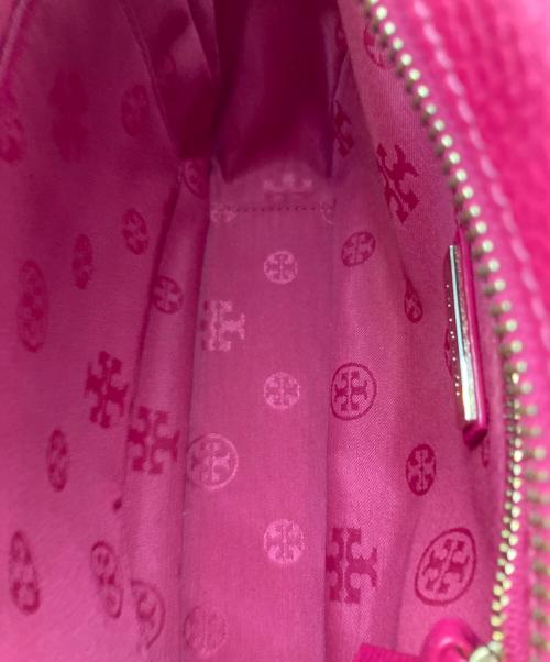 TORY BURCH（トリーバーチ）TORY BURCH (トリーバーチ) レザーショルダーバッグ ピンクの古着・服飾アイテム