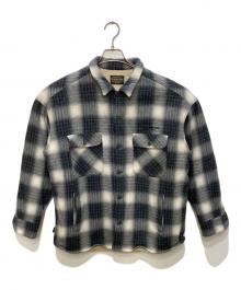 PENDLETON×NEIGHBORHOOD（ペンドルトン×ネイバーフッド）の古着「CHECK BOA SH LS.WO」｜グレー