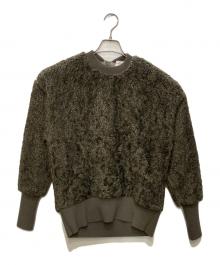 MONCLER×HYKE（モンクレール×ハイク）の古着「TEDDY FLEECE WOMAN」｜ブラウン