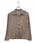 BEAMS FUTURE ARCHIVE（ビームスフューチャーアーカイブ）の古着「GLITTER NELCHECK SHIRT」｜ピンク