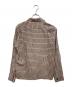 BEAMS FUTURE ARCHIVE (ビームスフューチャーアーカイブ) GLITTER NELCHECK SHIRT ピンク サイズ:Ｍ：11000円