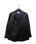 OVERCOATオーバーコート）の古着「エコレザーコート」｜ブラック