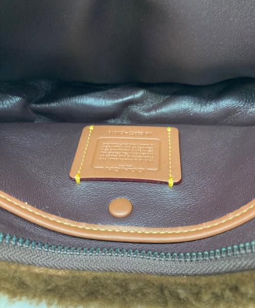 COACH（コーチ）COACH (コーチ) MILA ミラ ボアショルダーバッグ ブラウンの古着・服飾アイテム