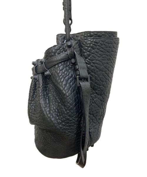 ALEXANDER WANG（アレキサンダー・ワン）ALEXANDER WANG (アレキサンダー・ワン) レザーショルダーバッグ ブラックの古着・服飾アイテム