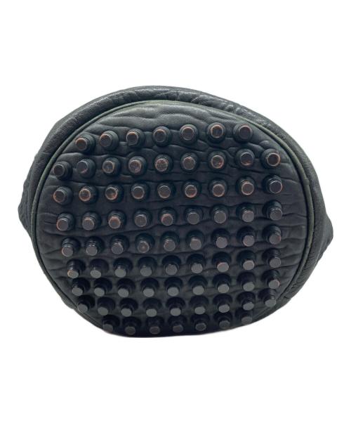 ALEXANDER WANG（アレキサンダー・ワン）ALEXANDER WANG (アレキサンダー・ワン) レザーショルダーバッグ ブラックの古着・服飾アイテム