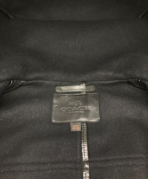 COACH（コーチ）COACH (コーチ) ダッフルコート ブラック サイズ:Sの古着・服飾アイテム