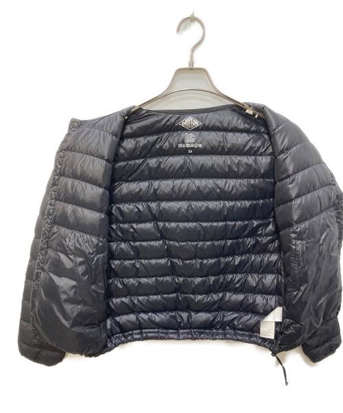 DANTON（ダントン）DANTON (ダントン) クルーネック インナーダウンジャケット ネイビー サイズ:３４の古着・服飾アイテム