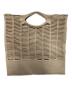 ISSEY MIYAKE（イッセイミヤケ）の古着「MOKKO ハンドバッグ」｜ベージュ