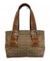 COACH（コーチ）の古着「ハンドバッグ」｜ブラウン×ベージュ