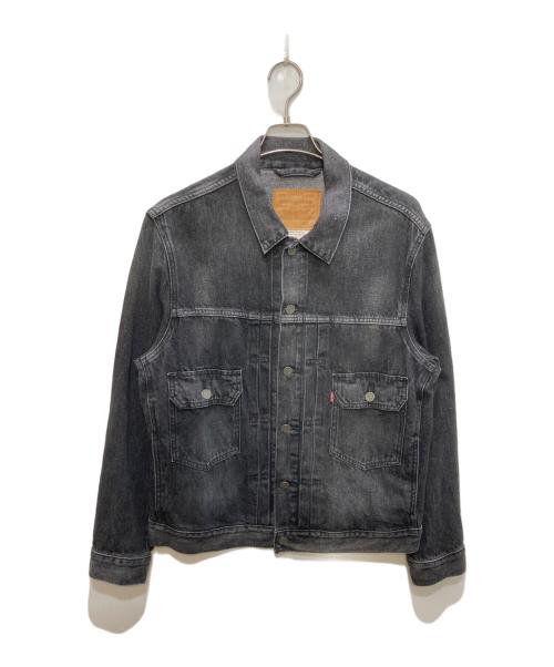 LEVI'S PReMIUM（リーバイス プレミアム）LEVI'S PReMIUM (リーバイス プレミアム) BIOTOP (ビオトープ) ヴィンテージ加工 2ndタイプ デニムジャケット ブラック サイズ:Mの古着・服飾アイテム
