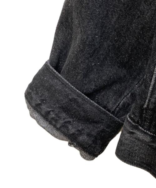 LEVI'S PReMIUM（リーバイス プレミアム）LEVI'S PReMIUM (リーバイス プレミアム) BIOTOP (ビオトープ) ヴィンテージ加工 2ndタイプ デニムジャケット ブラック サイズ:Mの古着・服飾アイテム