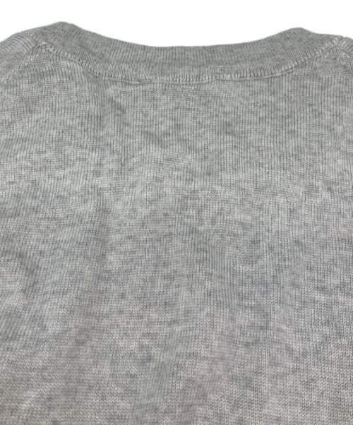 maison kitsune（メゾンキツネ）maison kitsune (メゾンキツネ) BOLD FOX PATCH REGULAR JUMPER ニット グレー サイズ:Lの古着・服飾アイテム