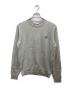 maison kitsune（メゾンキツネ）の古着「BOLD FOX PATCH REGULAR JUMPER ニット」｜グレー