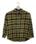 F.C.Real Bristol（エフシーレアルブリストル）の古着「FLANNEL BIG LOGO BAGGY SHIRT」｜グリーン