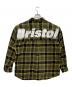 F.C.Real Bristol (エフシーレアルブリストル) FLANNEL BIG LOGO BAGGY SHIRT グリーン サイズ:XL：9000円