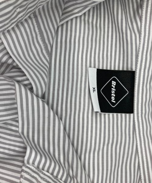 F.C.Real Bristol（エフシーレアルブリストル）F.C.Real Bristol (エフシーレアルブリストル) BIG LOGO L/S BAGGY SHIRT グレー サイズ:XLの古着・服飾アイテム