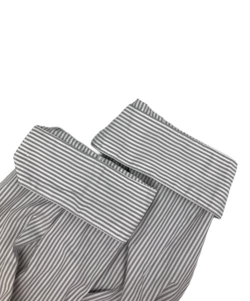 F.C.Real Bristol（エフシーレアルブリストル）F.C.Real Bristol (エフシーレアルブリストル) BIG LOGO L/S BAGGY SHIRT グレー サイズ:XLの古着・服飾アイテム