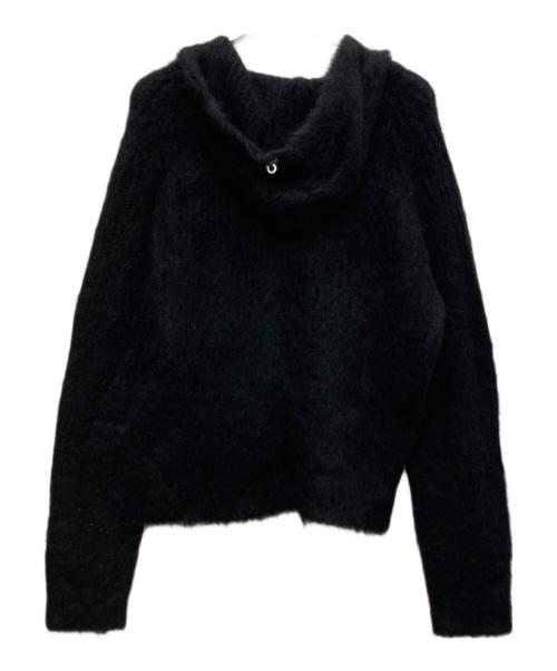 Fake Ass Flowers（フェイク アス フラワーズ）Fake Ass Flowers (フェイク アス フラワーズ) MOHAIR HOODIE ブラック サイズ:２の古着・服飾アイテム