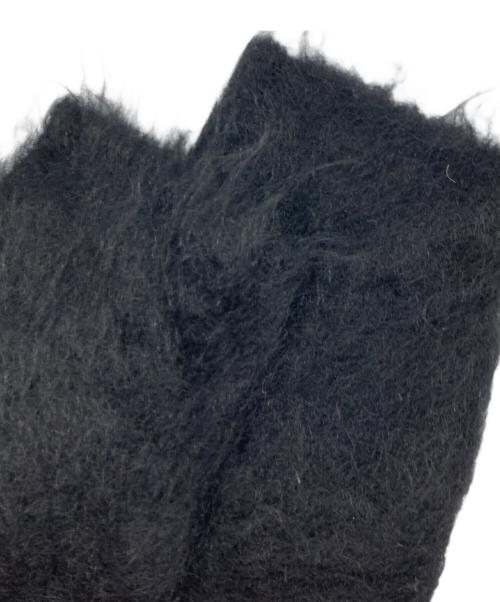 Fake Ass Flowers（フェイク アス フラワーズ）Fake Ass Flowers (フェイク アス フラワーズ) MOHAIR HOODIE ブラック サイズ:２の古着・服飾アイテム