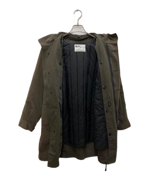 MHL（マーガレットハウエル）MHL (マーガレットハウエル) VINTAGE COTTON NYLON コート オリーブ サイズ:Sの古着・服飾アイテム