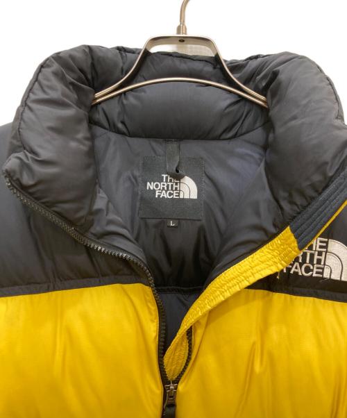 THE NORTH FACE（ザ ノース フェイス）THE NORTH FACE (ザ ノース フェイス) ヌプシジャケット イエロー×ブラック サイズ:Lの古着・服飾アイテム