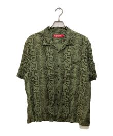 SUPREME（シュプリーム）の古着「Snake S/S Shirt」｜グリーン