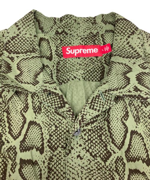 SUPREME（シュプリーム）SUPREME (シュプリーム) Snake S/S Shirt グリーン サイズ:Lの古着・服飾アイテム