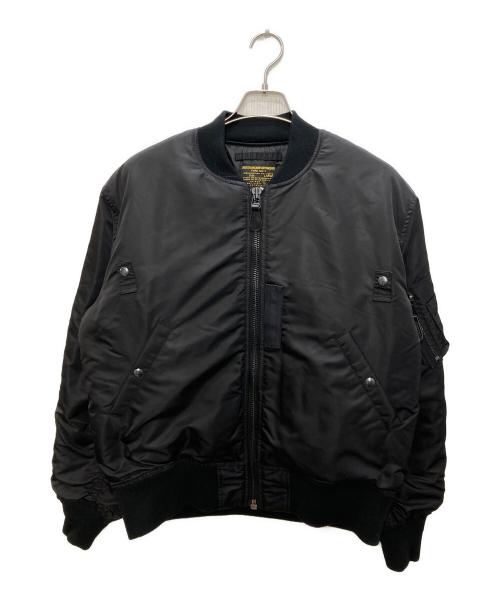 waiper（ワイパー）waiper (ワイパー) 米軍 最初期型 MA-1フライトジャケット ブラック サイズ:Lの古着・服飾アイテム