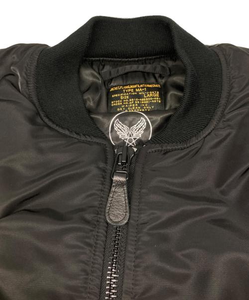 waiper（ワイパー）waiper (ワイパー) 米軍 最初期型 MA-1フライトジャケット ブラック サイズ:Lの古着・服飾アイテム