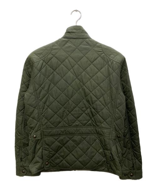 POLO RALPH LAUREN（ポロ・ラルフローレン）POLO RALPH LAUREN (ポロ・ラルフローレン) 襟コーデュロイ キルティングジャケット オリーブ サイズ:Mの古着・服飾アイテム