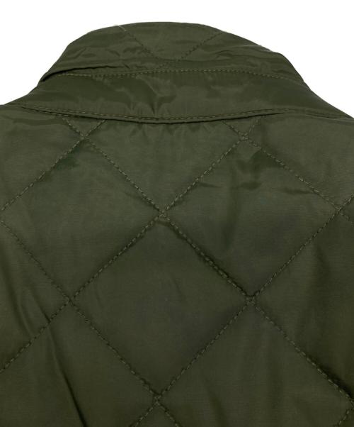 POLO RALPH LAUREN（ポロ・ラルフローレン）POLO RALPH LAUREN (ポロ・ラルフローレン) 襟コーデュロイ キルティングジャケット オリーブ サイズ:Mの古着・服飾アイテム