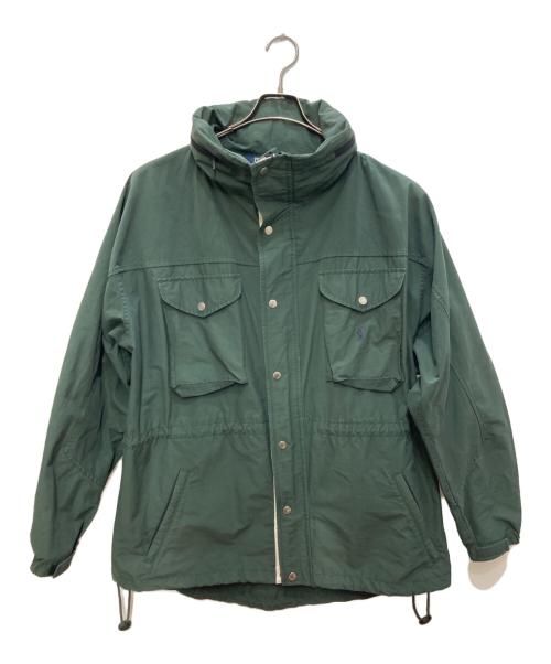 POLO RALPH LAUREN（ポロ・ラルフローレン）POLO RALPH LAUREN (ポロ・ラルフローレン) コットンナイロンヴィンテージジャケット グリーン サイズ:Lの古着・服飾アイテム