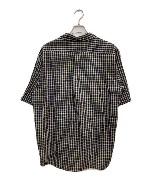 ULTERIOR（アルテリア）ULTERIOR (アルテリア) W/L CHECKED SKIPPER SHIRT ブラック サイズ:4の古着・服飾アイテム
