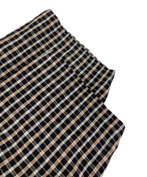 ULTERIOR（アルテリア）ULTERIOR (アルテリア) W/L CHECKED SKIPPER SHIRT ブラック サイズ:4の古着・服飾アイテム
