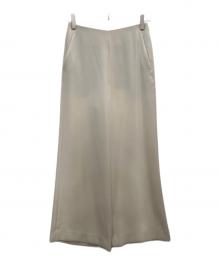 Plage（プラージュ）の古着「washable minimal flare パンツ」｜ベージュ