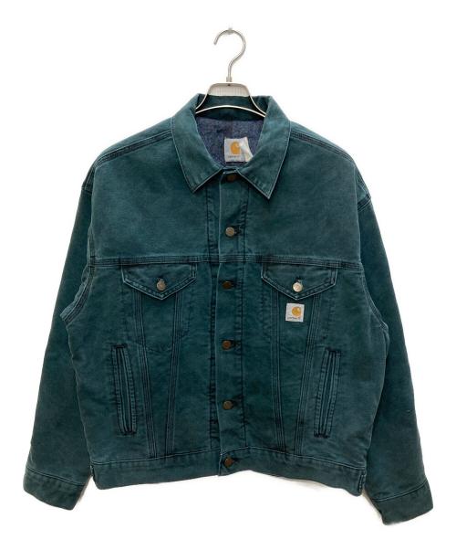 CarHartt（カーハート）CarHartt (カーハート) ダック地ブランケットジャケット グリーン サイズ:記載なしの古着・服飾アイテム