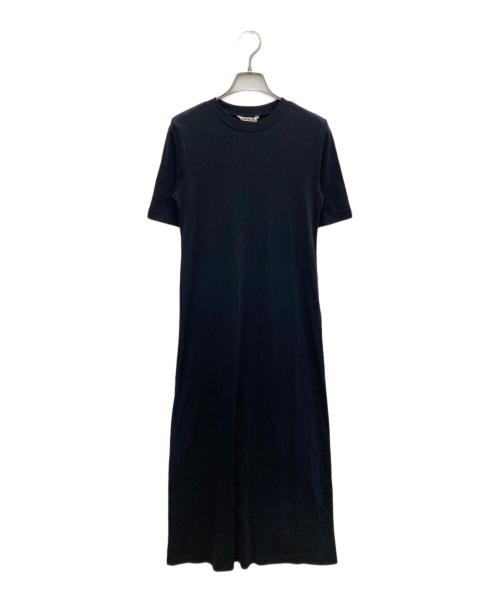 AURALEE（オーラリー）AURALEE (オーラリー) ORGANIC COTTON FINE RIB DRESS ネイビーの古着・服飾アイテム