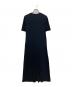 AURALEE (オーラリー) ORGANIC COTTON FINE RIB DRESS ネイビー：12000円