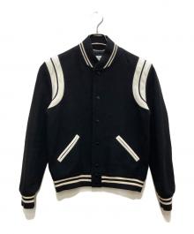 Saint Laurent Paris（サンローランパリ）の古着「TEDDY JACKET テディジャケット」｜ネイビー