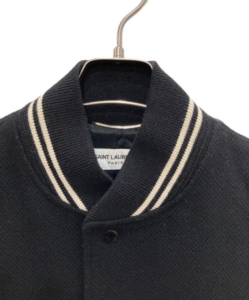 Saint Laurent Paris（サンローランパリ）Saint Laurent Paris (サンローランパリ) TEDDY JACKET ネイビー サイズ:48の古着・服飾アイテム