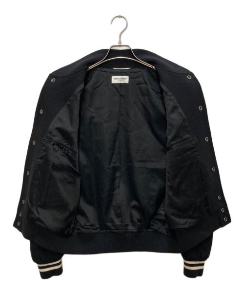 Saint Laurent Paris（サンローランパリ）Saint Laurent Paris (サンローランパリ) TEDDY JACKET ネイビー サイズ:48の古着・服飾アイテム