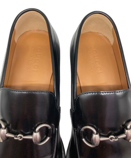 GUCCI（グッチ）GUCCI (グッチ) ホースビットローファー ブラック サイズ:7の古着・服飾アイテム