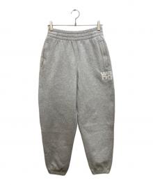 ALEXANDER WANG（アレキサンダー・ワン）の古着「ロゴスウェットパンツ」｜グレー