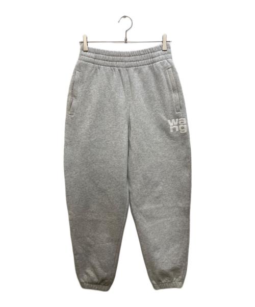 ALEXANDER WANG（アレキサンダー・ワン）ALEXANDER WANG (アレキサンダー・ワン) ロゴスウェットパンツ グレー サイズ:Sの古着・服飾アイテム