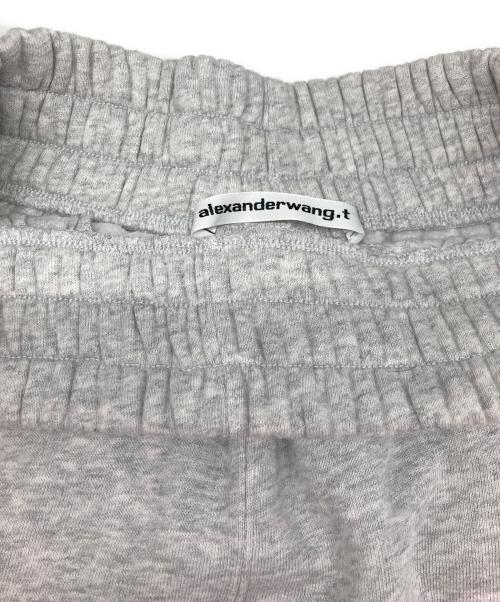 ALEXANDER WANG（アレキサンダー・ワン）ALEXANDER WANG (アレキサンダー・ワン) ロゴスウェットパンツ グレー サイズ:Sの古着・服飾アイテム