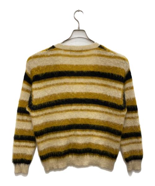 UNUSED（アンユーズド）UNUSED (アンユーズド) 5G Border Knit Cardigan ベージュ サイズ:2の古着・服飾アイテム