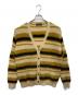 UNUSED（アンユーズド）の古着「5G Border Knit Cardigan」｜ベージュ